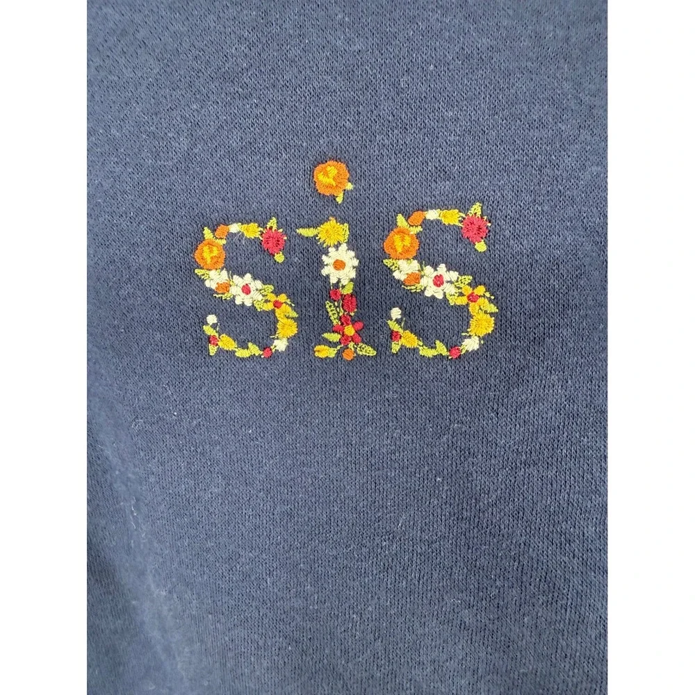 Girls Navy Floral 